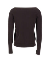 KAOS Maglia con scollo a barca BROWN Donna 