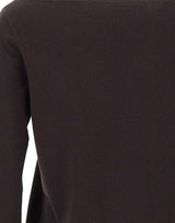 KAOS Maglia con scollo a barca BROWN Donna 