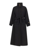 KAOS Cappotto in misto lana BLACK Donna 