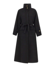 KAOS Cappotto in misto lana BLACK Donna 