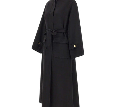 KAOS Cappotto in misto lana BLACK Donna 