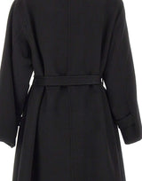 KAOS Cappotto in misto lana BLACK Donna 