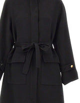 KAOS Cappotto in misto lana BLACK Donna 