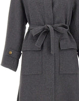 KAOS Cappotto in misto lana GREY Donna 