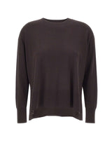 KAOS Maglia con spacchi laterali BROWN Donna 