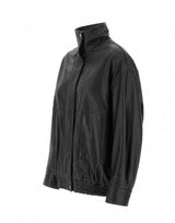 KAOS Giacca bomber in pelle BLACK Donna 