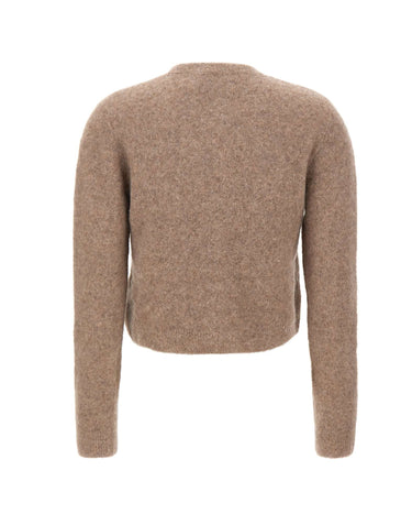 KAOS Cardigan in misto alpaca BEIGE Donna 