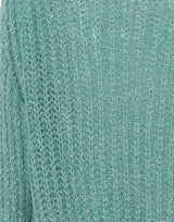 KAOS Maglia traforata con paillettes<BR/> GREEN Donna 