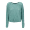 KAOS Maglia traforata con paillettes<BR/> GREEN Donna 