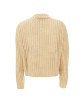 KAOS Cardigan traforato con paillettes BEIGE Donna 