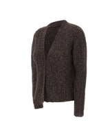 KAOS Cardigan traforato con paillettes BROWN Donna 
