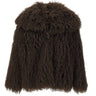 KAOS Giacca in ecopelliccia riccia BROWN Donna 