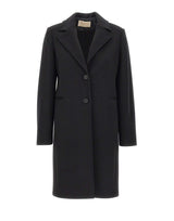 KAOS Cappotto monopetto BLACK Donna 