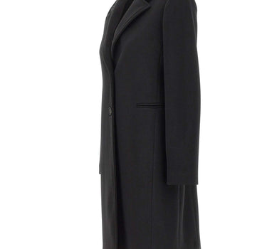 KAOS Cappotto monopetto BLACK Donna 