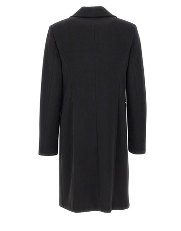 KAOS Cappotto monopetto BLACK Donna 