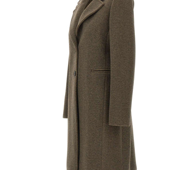 KAOS Cappotto monopetto BROWN Donna 