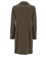 KAOS Cappotto monopetto BROWN Donna 