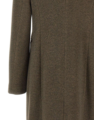 KAOS Cappotto monopetto BROWN Donna 