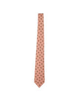 Cravatta in seta con motivo floreale UCRVKRC01M9003 000 KITON 