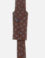 Cravatta in seta con motivo floreale UCRVKRC01M9008 001 KITON 