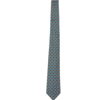 Cravatta in seta con motivo geometrico UCRVKRC01M9601 001 KITON 
