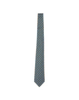 Cravatta in seta con motivo geometrico UCRVKRC01M9601 001 KITON 