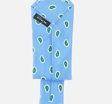 Cravatta in seta con motivo paisley UCRVKRC02M9701 000 KITON 