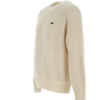 LACOSTE Maglia in lana WHITE Uomo 