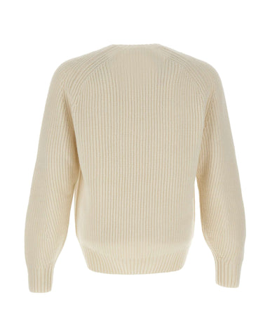 LACOSTE Maglia in lana WHITE Uomo 