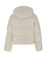 LACOSTE Piumino corto con cappuccio WHITE Donna 