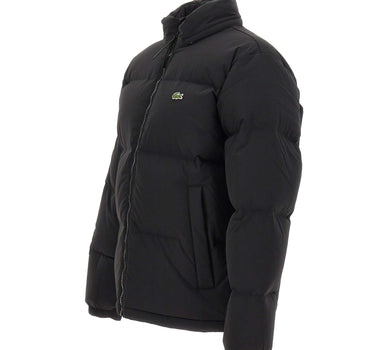 LACOSTE Piumino con cappuccio a scomparsa BLACK Uomo 