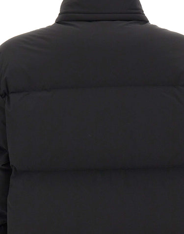 LACOSTE Piumino con cappuccio a scomparsa BLACK Uomo 