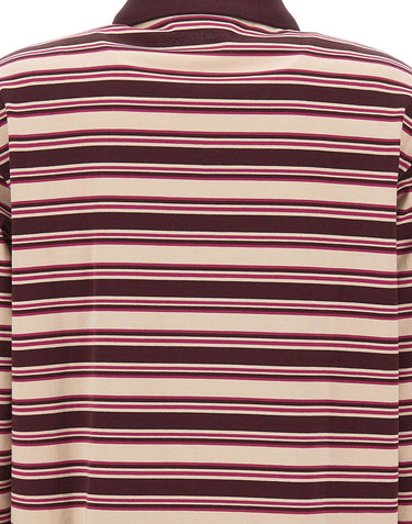 LACOSTE Polo oversize a righe MULTICOLOR Donna 