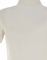 LACOSTE Polo slim fit in cotone WHITE Donna 