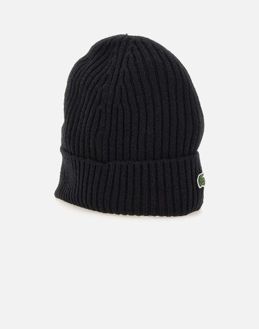 LACOSTE Berretto in lana BLACK Uomo 