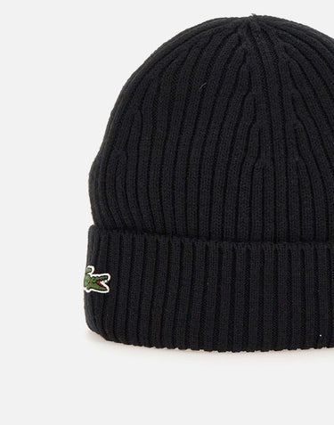 LACOSTE Berretto in lana BLACK Uomo 