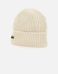 LACOSTE Berretto in lana WHITE Uomo 