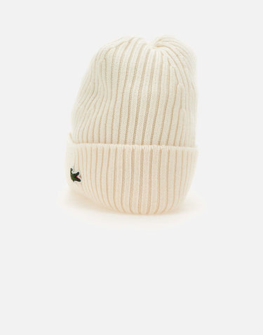 LACOSTE Berretto in lana WHITE Uomo 