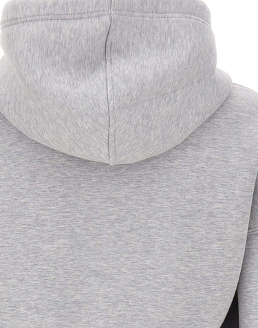 LACOSTE Felpa crop in jersey GREY Donna 
