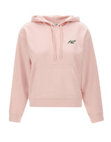LACOSTE Felpa con cappuccio in misto cotone Pink Donna 