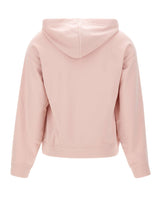 LACOSTE Felpa con cappuccio in misto cotone Pink Donna 