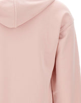 LACOSTE Felpa con cappuccio in misto cotone Pink Donna 