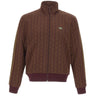 LACOSTE Felpa in jacquard con zip "Paris" MULTICOLOR Uomo 
