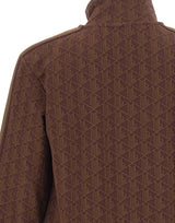 LACOSTE Felpa in jacquard con zip "Paris" MULTICOLOR Uomo 