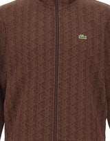 LACOSTE Felpa in jacquard con zip "Paris" MULTICOLOR Uomo 