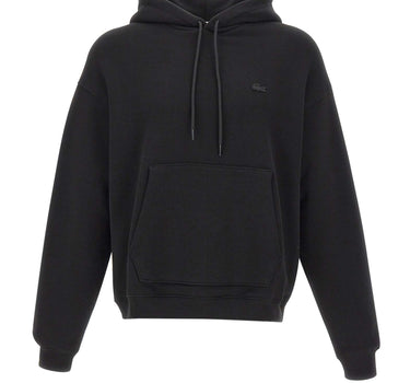 LACOSTE Felpa in cotone BLACK Unisex 