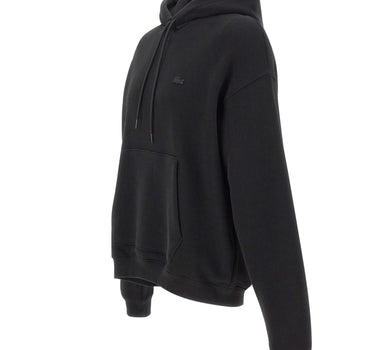 LACOSTE Felpa in cotone BLACK Unisex 