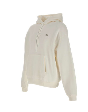 LACOSTE Felpa in cotone WHITE Unisex 