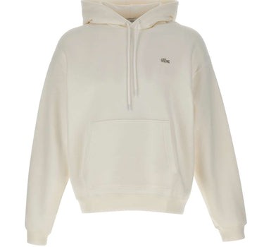 LACOSTE Felpa in cotone WHITE Unisex 