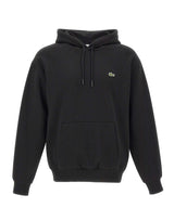 LACOSTE Felpa in cotone BLACK Uomo 